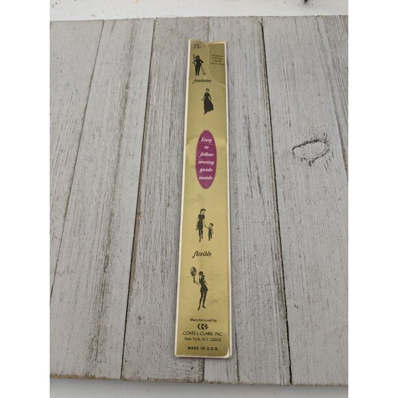 Vintage J&P Coats Skirt or Neck Metal Zipper 7" Tortoise Orange 224 - Picture 4 of 4